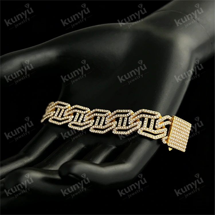Aurum Plated Hip Hop Bracelet