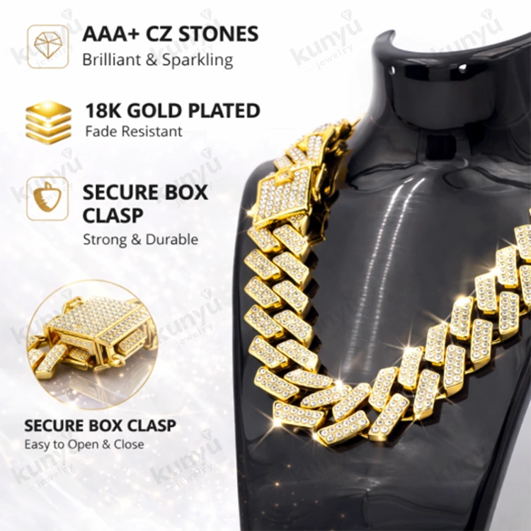 Iced Out Cubanus Link Chain Iced Out Cubanus Link Chain
