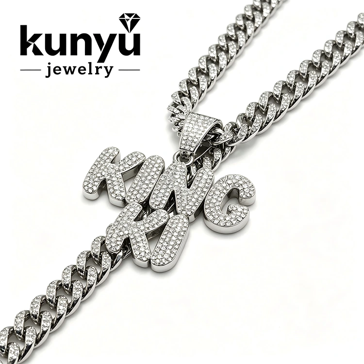 Iced Ex Hip Hop Pendant